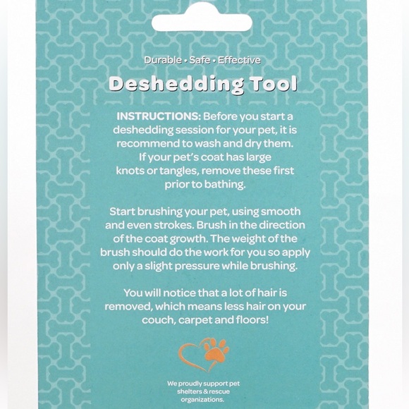 🆕 Cat Deshedder Grooming Tool by Precious Tails - Picture 5 of 6